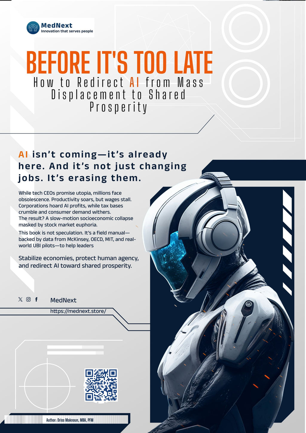 BEFORE IT’S TOO LATE  How to Redirect Artificial Intelligence from Mass Displacement to Shared Prosperity